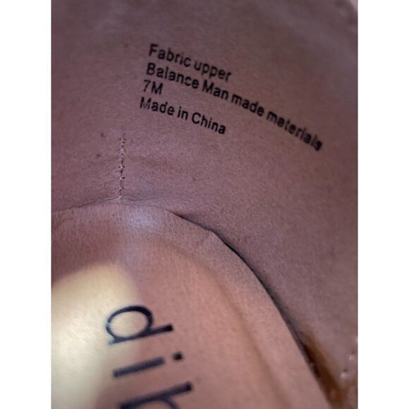 NEW Diba Womens Size 7 Taupe open toe Ankle Bootie Boots Shoes buckle zip block - Picture 7 of 9